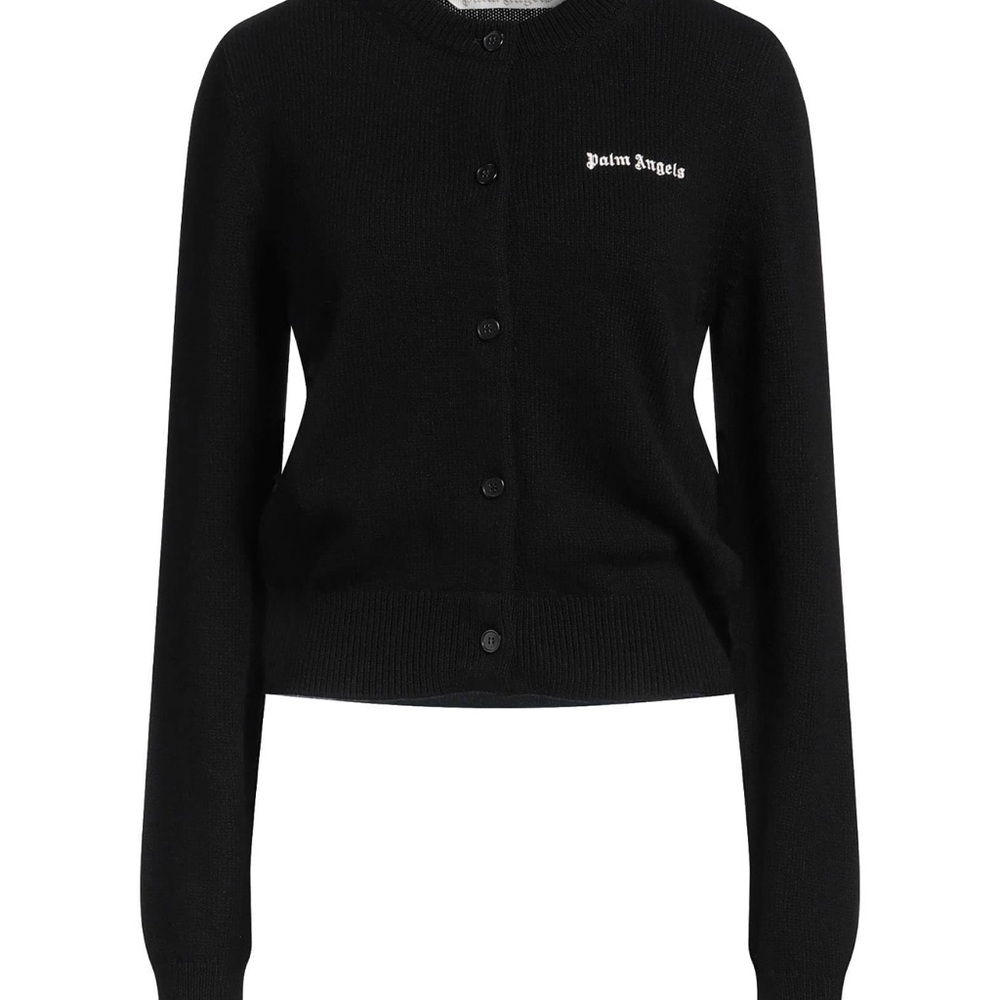 Palm Angels Black Knit Sweater